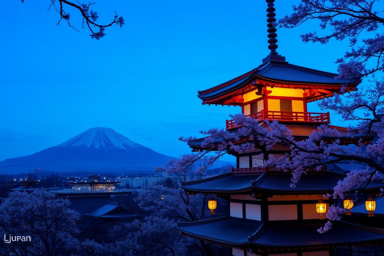 Japan travel view