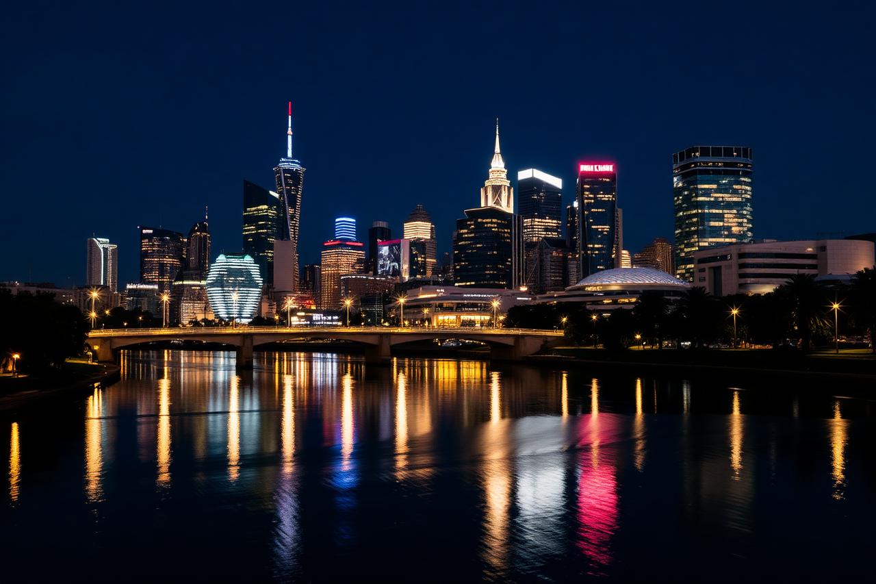 Melbourne travel view